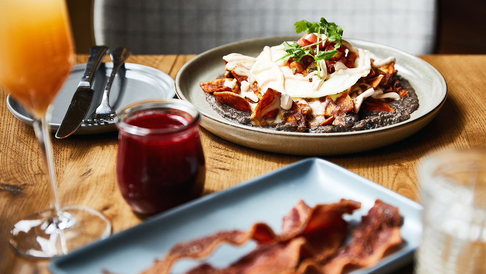 bread pudding at King Tide Restaurant at Kimpton River Place located in Portland Oregon
